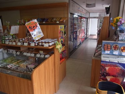 北上金ヶ崎パーキングエリアの売店